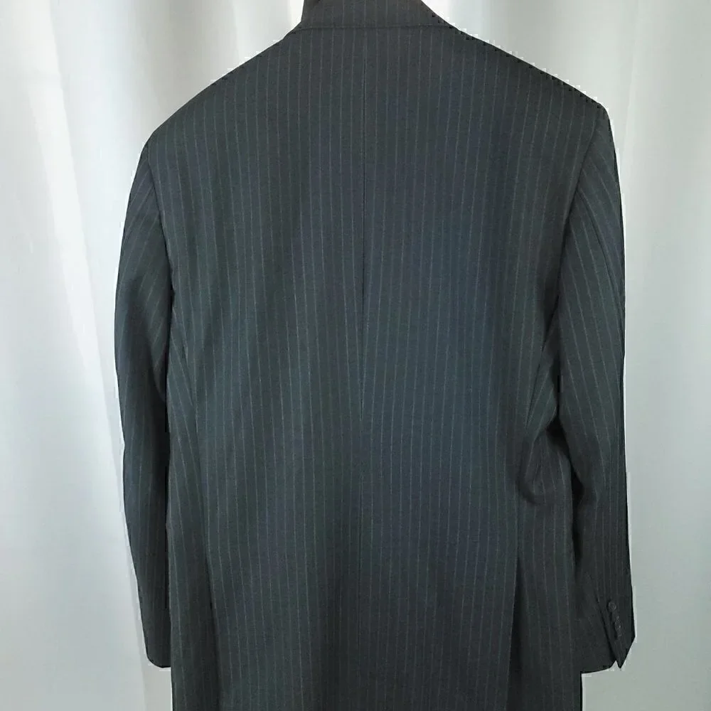 Jos A Bank Gray Pinstripe Suit Jacket Size 42L